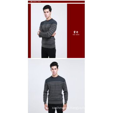 Yak Wool/Cashmere Round Neck Pullover Long Sleeve Sweatere